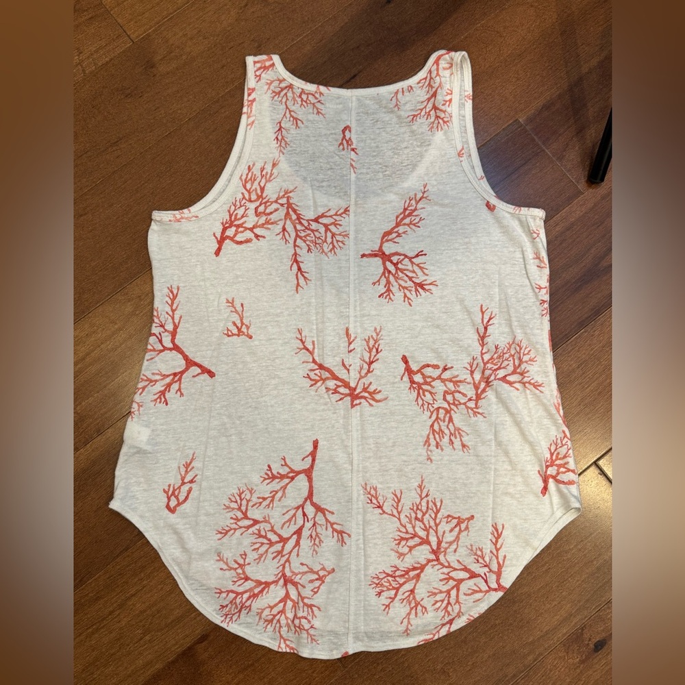 OLD NAVY Red Print Tank Top - Picture 4 of 7